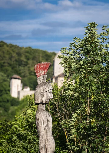 Kipfenberg-Shooting Juli 2020 Römerskulptur in Kipfenberg