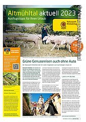 Titelseite der Gästezeitung Altmühltal aktuell