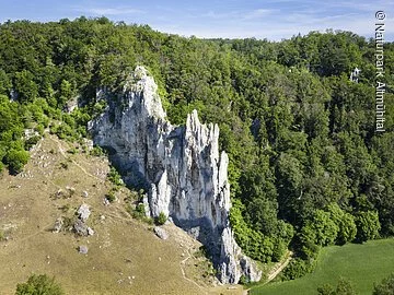 Dohlenfelsen bei Wellheim Dohlenfelsen in Wellheim