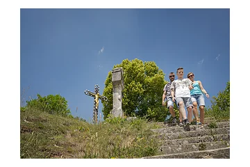 Kreuzberg Familie wandert
