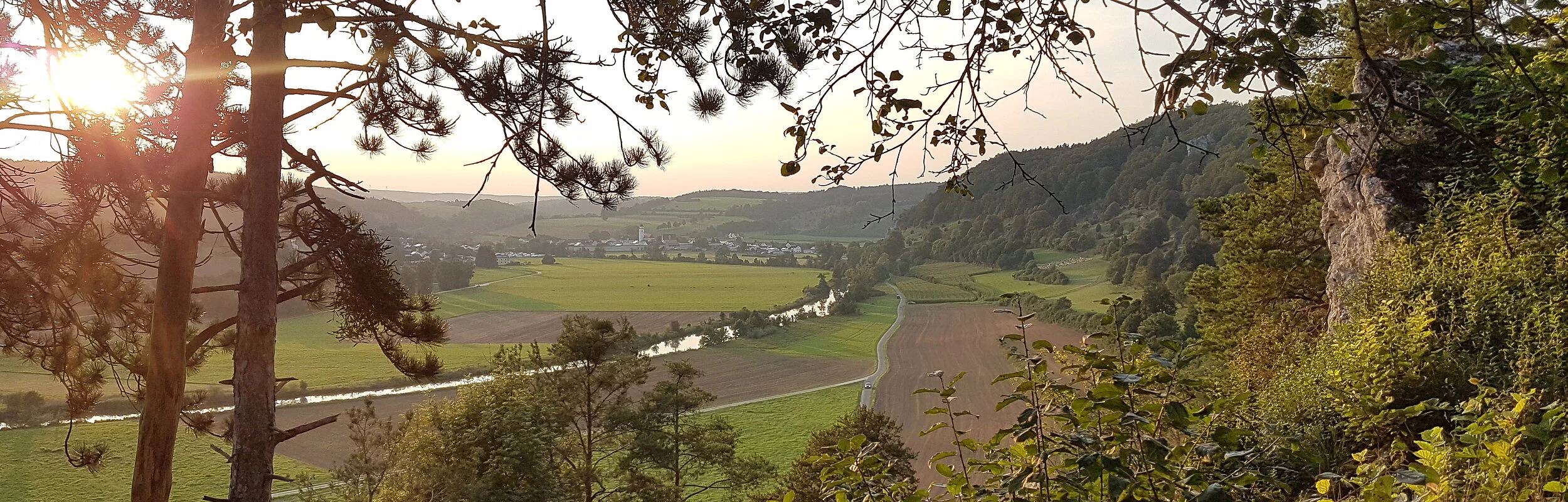 Sonnenuntergang bei Dollnstein