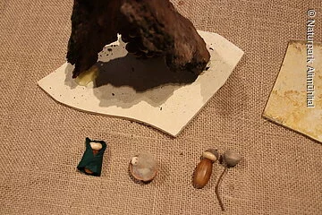 Krippe aus Naturmaterialien - Figuren
