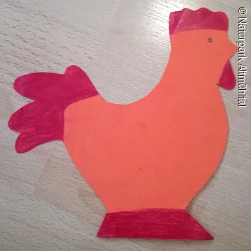 Hühner anmalen 2 Ostern Bastelanleitung